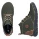 5. Women's leather ankle boots insulated green Rieker 55036-54