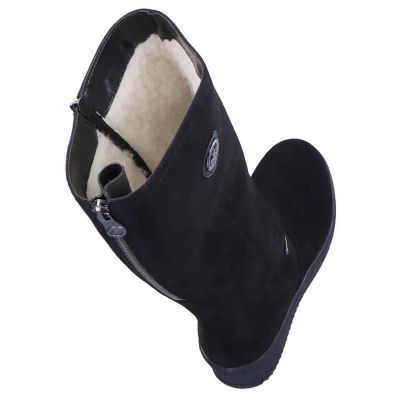 17. Rieker W R237 waterproof nubuck boots lined with sheepskin
