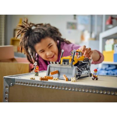 18. LEGO City 60466 Yellow Bulldozer
