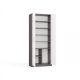 13. CLOSED SHELVING OLIV 2D ANTHRACITE/WHITE SET