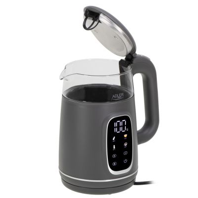 2. ADLER AD 1305 electric kettle, grey-silver
