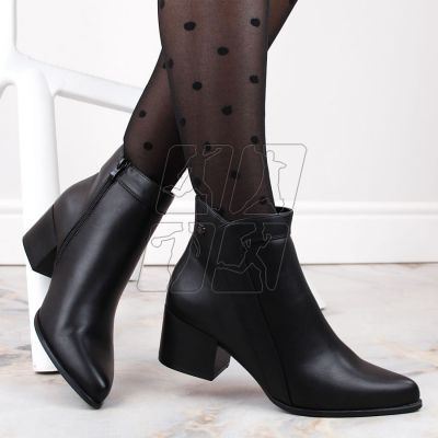 2. Sergio Leone W SK420B insulated high-heeled ankle boots, black