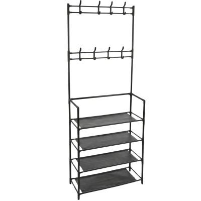 6. EXCELLENT HOUSEWARE SINGLE CLOTHES HANGER AND 4 SHELVES