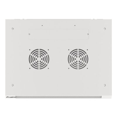 7. Rack installation cabinet, wall-mounted, 19" 9U, 600x450, gray, metal door, LANBERG (Flat Pack)