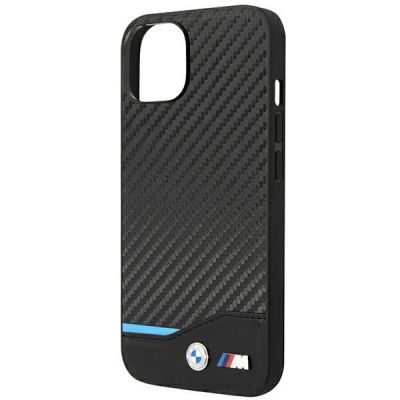6. Case BMW BMHCP14M22NBCK iPhone 14 Plus 6.7 "black / black Leather Carbon