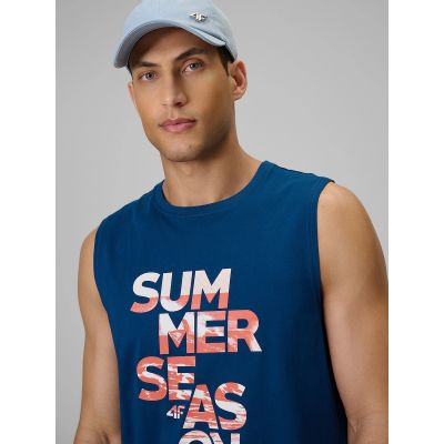 4. Men's sleeveless shirt 4F 4FWSS26TSLEM269-46S