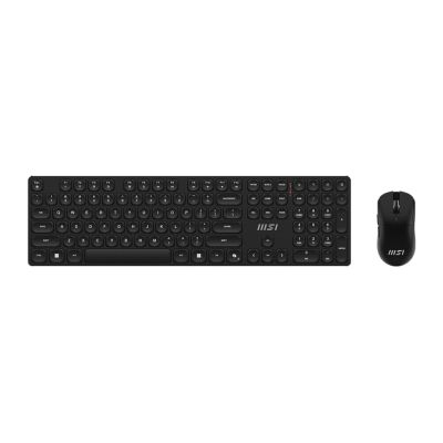 MSI FORGE K210 WIRELESS COMBO Keyboard Mouse Included Home/Office USB Black