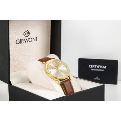 9. Giewont Sapphire Gold Women's Watch GW5390-A3