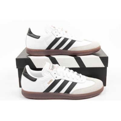 9. Adidas sports shoes sneakers Samba fashionable leather white