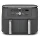 19. Ninja DZ400EU Deep Fryer Double 9.5L Autonomous 2470W Hot Air Fryer Gray