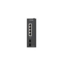 D-Link DIS-100G-06 Network Switch Unmanaged L2 Gigabit Ethernet (10/100/1000) DIN Rail Black