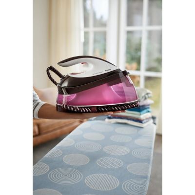 12. Philips GC7842/40 Steam Station 2400 W 1.5 L SteamGlide Plus Soleplate Purple, White