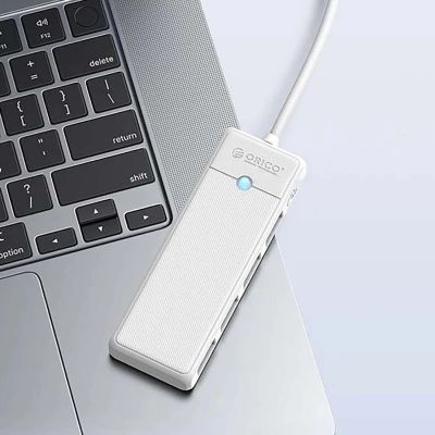 6. Orico PAPW4A-C3 USB Hub 4-port 4x USB-A 3.0 1.8 m - white