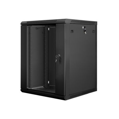 Lanberg WF01-6615-10B 15U Rack Wall Mount Cabinet Black