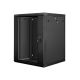 Lanberg WF01-6615-10B 15U Rack Wall Mount Cabinet Black