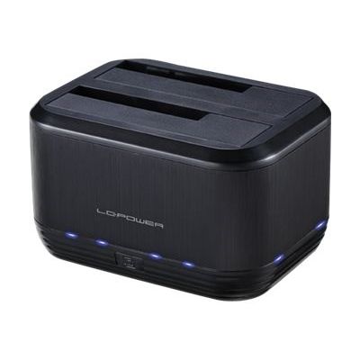 5. LC-Power LC-DOCK-U3-III Hard Drive Docking Station USB 3.2 Gen 1 (3.1 Gen 1) Type micro-B Black