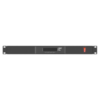 8. LANBERG 1U LCD 19" FAN PANEL WITH THERMOSTAT 2 FANS 230V BLACK