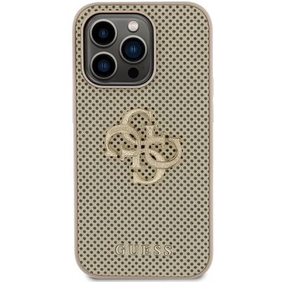 3. Guess Perforated 4G Glitter case for iPhone 15 Pro - gold