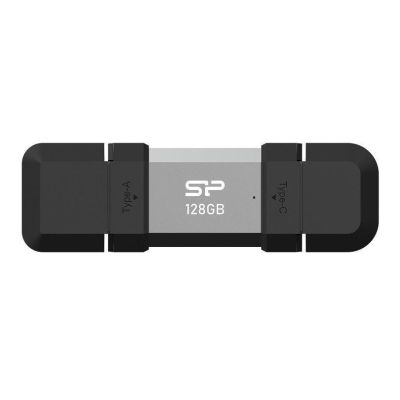 Silicon Power SP128GBUC3C51V1S USB Flash Drive 128GB USB Type-A / USB Type-C 3.2 Gen 1 (3.1 Gen 1) Black, Silver