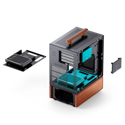 7. Jonsbo T7 PC Case, Midi-Tower, mATX, Tempered Glass