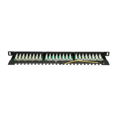3. Patch panel Extralink EX.9663 (0.5U; cat. 6; 24xRJ-45)