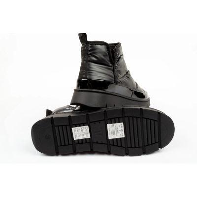 8. GAP Women's Shoes Alabama Winter Ankle Boots Black Slip-On