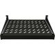 19" 2U sliding shelf, 350mm deep, black, 4 mounting points ALANTEC