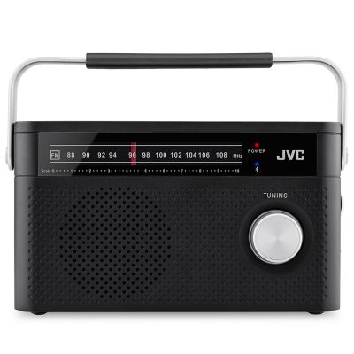 JVC Portable Radio RA-E315B Black
