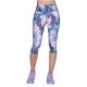 Skechers Go Walk High Waisted Summer Rose Capri Leggings CP1-NVHP Multicolor XS