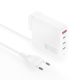 3. 4smarts Ladegert GaN Flex Pro 100W 3 USB-C + 1 USB-A. Travel