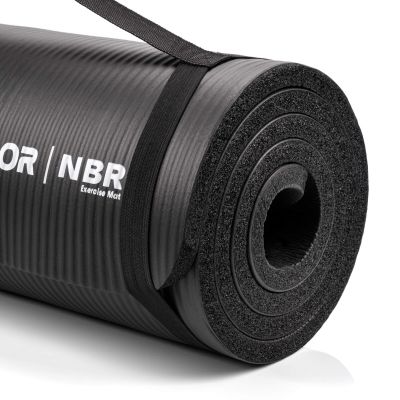 3. Meteor NBR exercise mat, 182x62x1.5 cm, rolled