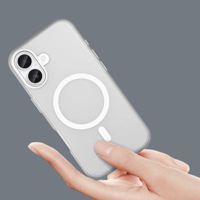 4. Magnetic Abrasive iPhone 17 Case Compatible with MagSafe - Matte White