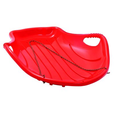PLASTIC SNOW SLED SHELL RED R.M