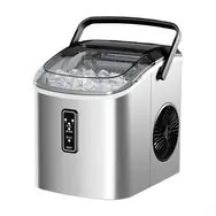 Euhomy IM008 Silver Ice Maker / 220-240 V / Touch Control / Daily Capacity: 12 kg of ice cubes