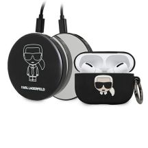 Karl Lagerfeld Ikonik Case for AirPods Pro + Power Bank - Black