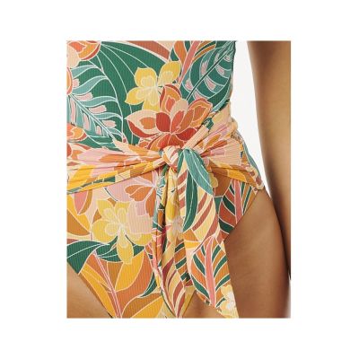 4. RIP CURL Brazilian Soul One Piece Green and Yellow Swimsuit