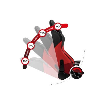 7. Huzaro Force 6.2 Red Mesh Gaming Chair