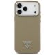 3. Guess Grained Triangle Logo MagSafe case for iPhone 17 Pro Max - brown