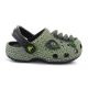 6. CROCS CLASSIC IAM SCARY DINO CLOG T KIDS BLACK 211372-001