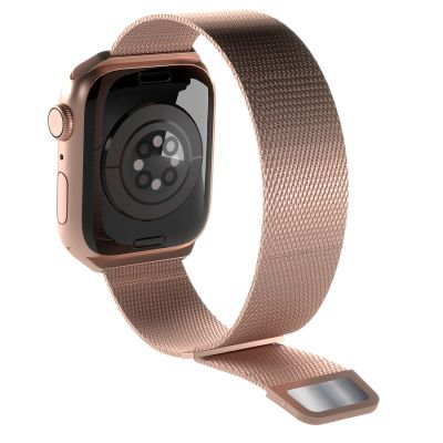 7. Puro Milanese Stainless Steel Apple Watch Band 38/40/41mm - Pink