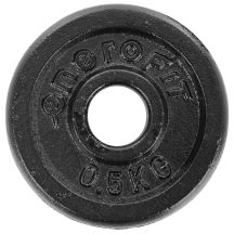 BLACK CAST IRON LOAD 0.5 KG ENERO FIT Ø26.5