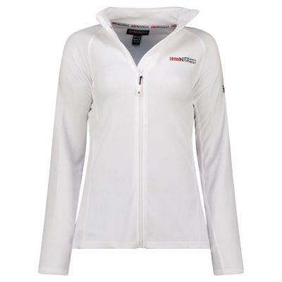 Geographical Norway TUG FZ WHITE DB LADY 268 Women’s Fleece Jacket (WA1726F/GN-WHITE)