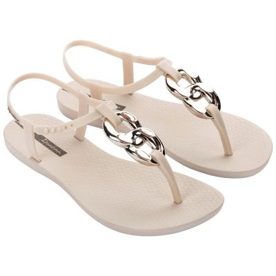 7. Ipanema Sandal Class women's flip-flop sandals, fashionable, light beige