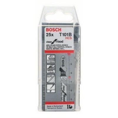 2. Bosch 2 608 633 622 jigsaw, jigsaw blade and circular saw blade Jigsaw blade High carbon steel (HCS) 25 pcs.