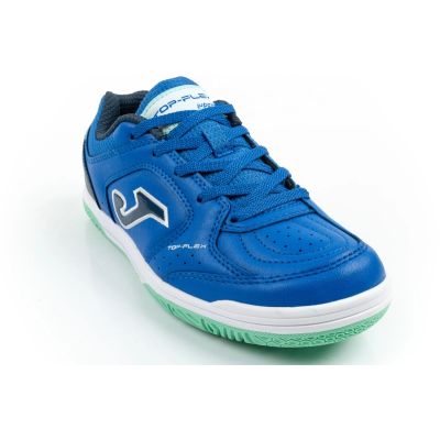 2. Joma Top Flex 2604 indoor football shoes for kids, blue