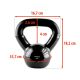 28. Kettlebell cast iron Black HMS KNV06 6kg