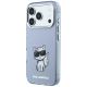 2. Karl Lagerfeld IML Choupette Body Sketch Print MagSafe Case for iPhone 17 Pro / 18 Pro - Light Blue