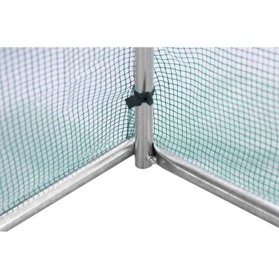 5. GREENHOUSE GARDEN TUNNEL 300x600x200CM PE STRUCTURE STEEL GREEN