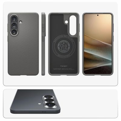 18. Spigen Liquid Air Mag MagSafe Case for Samsung Galaxy S26 - Gray