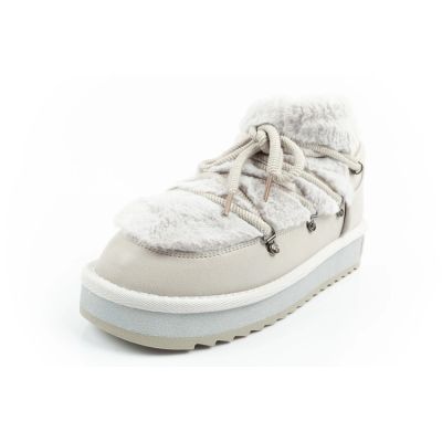 3. D.Franklin women's winter snow boots, fashionable fur lining, gray